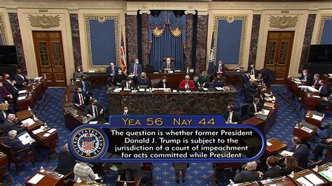 US senators vote to proceed with Donald Trump's impeachment trial, but ...