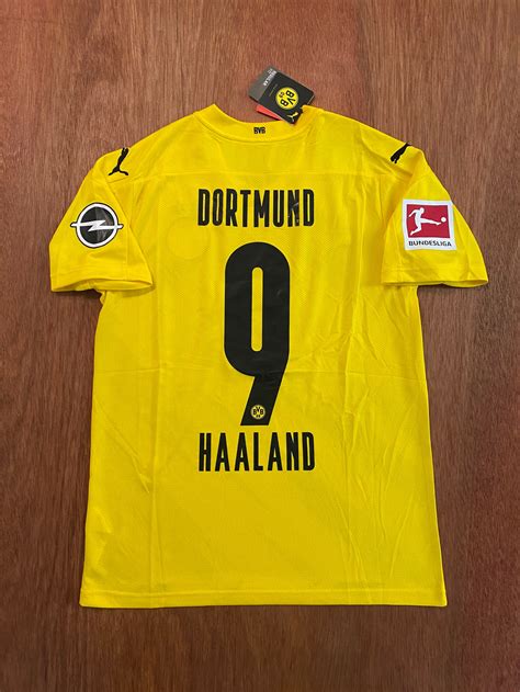 Haaland 9 Borussia Dortmund Home soccer jersey 20/21 | Etsy