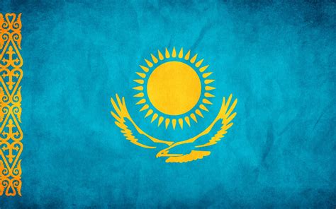 Flag Of Kazakhstan Full HD Papel de Parede and Planos de Fundo ...