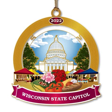 2022 Wisconsin State Capitol Ornament | Wisconsin Historical Society Store