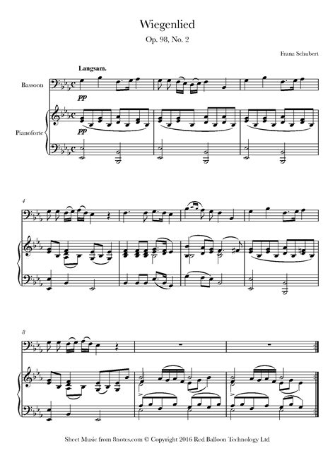 Free Bassoon Sheet Music, Lessons & Resources - 8notes.com