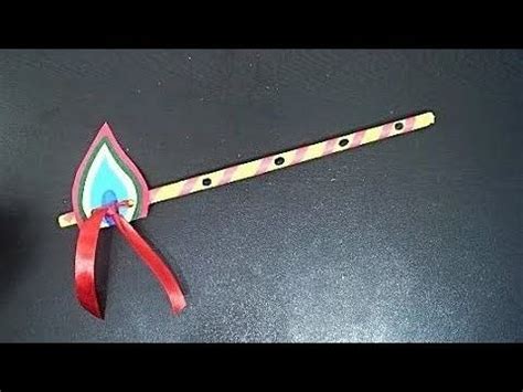 Janmashtami Craft Ideas || Flute For Krishna || Paper Craft For Krishna Janmashtami 2020 | Paper ...