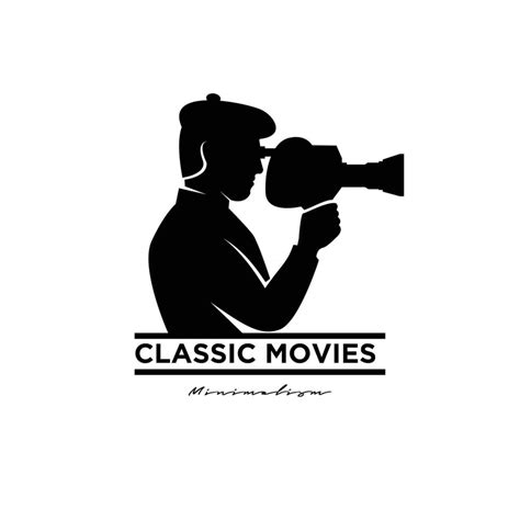 Classic Studio Movie Film Production logo design vector icon ...