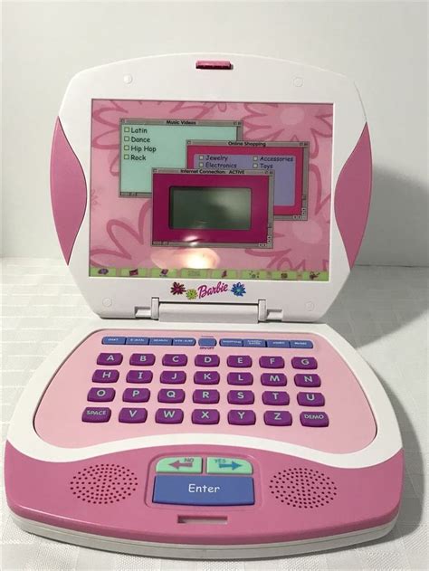 Barbie Online Laptop Computer Be-184 Working Condition 2003 Mattel ...