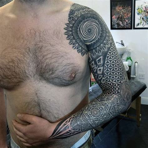 100 Dotwork Tattoo Designs For Men - Intricate Pattern Ink Ideas