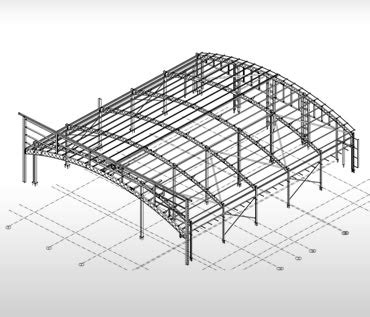 Structural Steel Fabrication Drawings for Railway Depot, UK | Case Study | Hitech CADD Services