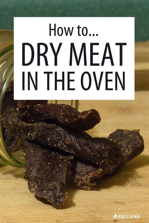 How to Dry Meat in the Oven - Survival Sullivan