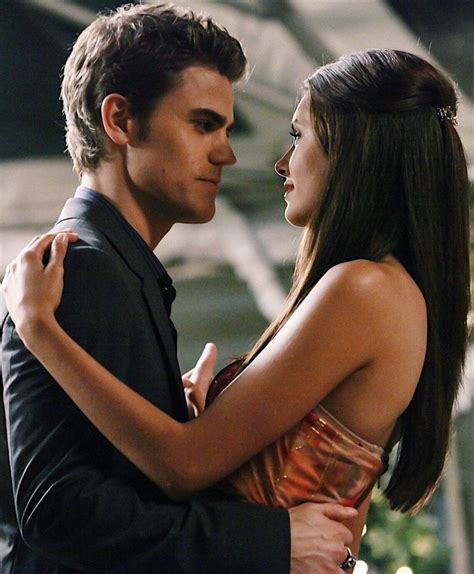 Stefan Salvatore and Elena Gilbert Stelena The Vampire Diaries Paul ...