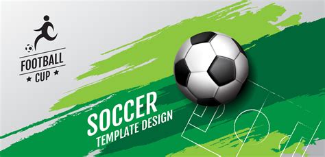 Soccer Template design , Football banner, Sport layout design, vector illustration 10316783 ...