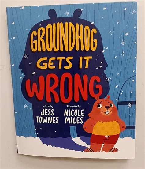 Groundhog Gets It Wrong Book Sku#2638