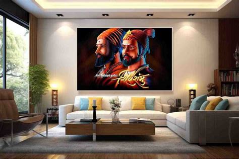 Chatrapati Shivaji Maharaj Painting Original Best of 21 SV15L