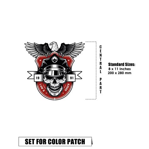Custom Embroidered Patches for MC Vest - MakeMyPatch