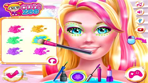 Super Barbie Hair and Makeup - Barbie Games for Little Girls SxHarbin ...