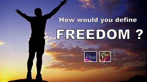 How Would You Define Freedom? - YouTube