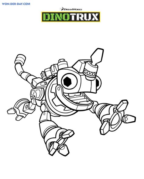 Dinotrux Revvit Coloring Coloring Pages Coloring Pages