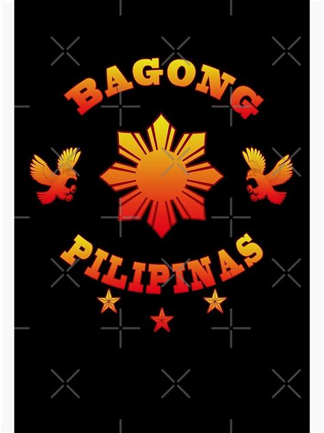 "Bagong Pilipinas Yellow/red" Poster for Sale by lerdoberdo | Redbubble