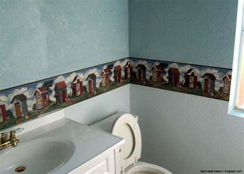 20+ Bathroom Wallpaper Border Ideas – The Urban Decor