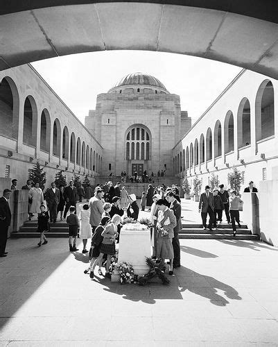 Anzac Day Service at the Australian War Memorial, Canberra, 1960 ...