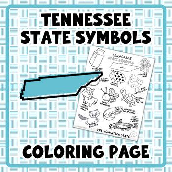 Tennessee State Symbols | Coloring Page | State Unit | Social Studies ...