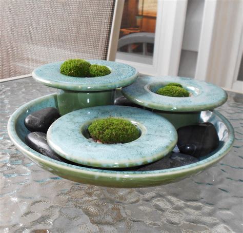 Terrarium ZEN Dish GARDEN by NaturalWoodland on Etsy