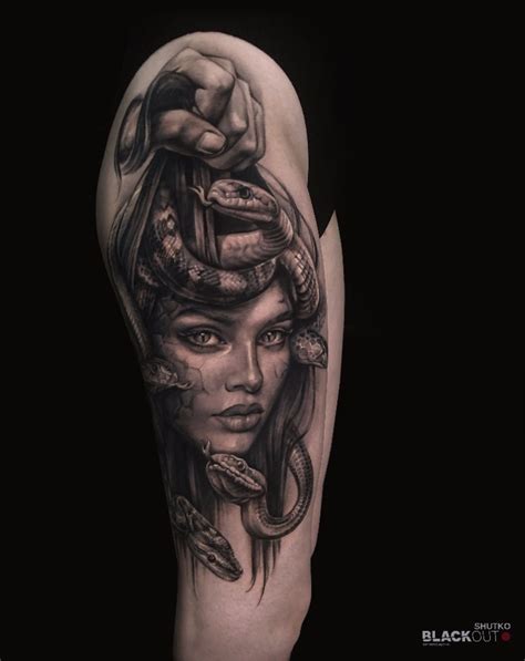 Medusa Gorgon by Alena Shutko | Medusa tattoo, Medusa tattoo design ...