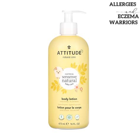 Allergies&Eczema | ATTITUDE, Oatmeal Sensitive Natural, Body Lotion ...