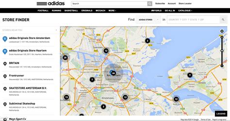 adidas Store Finder - uxstateofmind