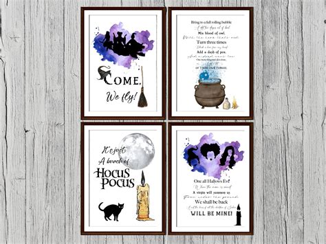 Hocus Pocus Posters Sanderson Sisters Prints Hocus Pocus - Etsy