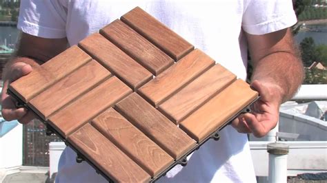 How To Install Deck Tiles - YouTube