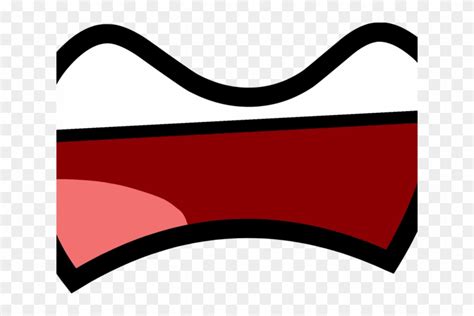 Sad Cartoon Mouth - Mouth Bfb Assets - Free Transparent PNG Clipart Images Download