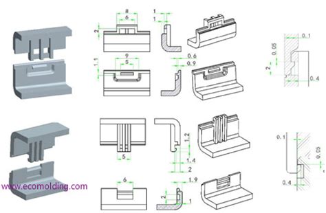 Snap joint design and types in plastic injection molding