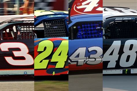 The 101 Greatest NASCAR Cup Series Drivers by Car Number ...