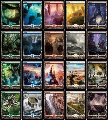 MTG Zendikar 20 FULL ART Land Set MINT - Buy MTG Zendikar 20 FULL ART ...