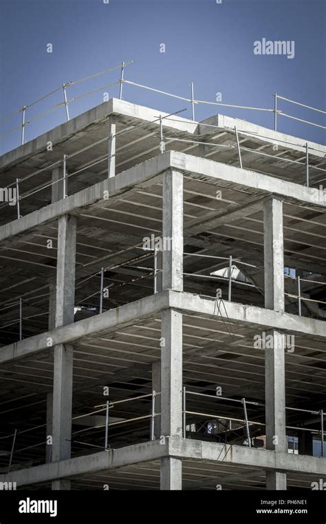 building construction, concrete beams Stock Photo - Alamy