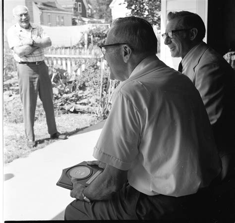 Ann Arbor Police Chief Walter E. Krasny and Retired Police Chief Casper M. Enkemann, July 1972 ...