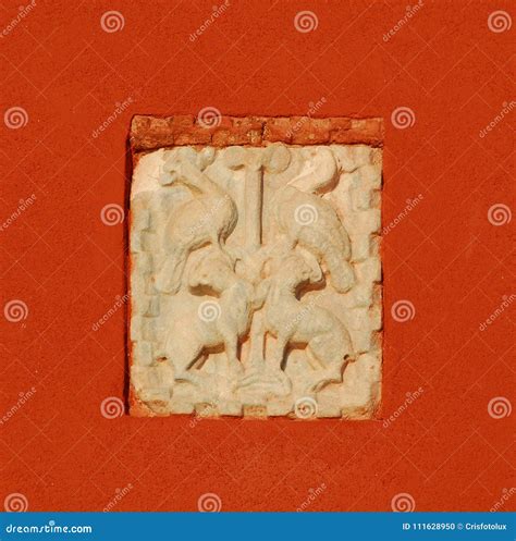 Byzantine Bas Relief, Wall Of The Basilica Of St Mark, Venice Royalty-Free Stock Photo ...