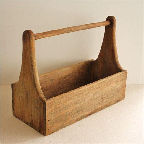 Large vintage wooden tool box | Wooden tool boxes, Wood tool box, Wood shop projects