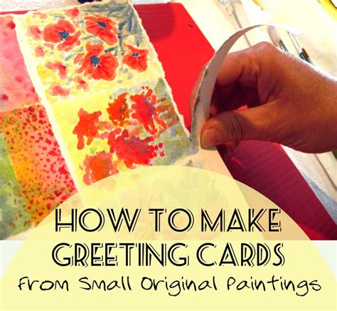 How to Create DIY Greeting Cards With Original Paintings - Holidappy