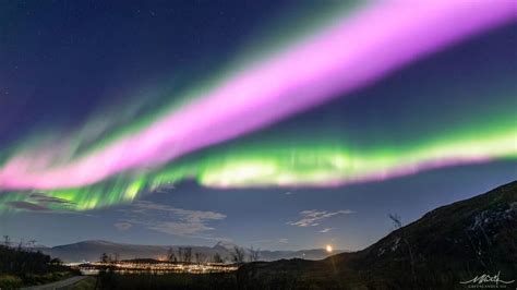 Captan auroras boreales rosas muy raras en Noruega - National ...