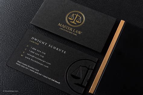 FREE Lawyer business card template | RockDesign.com | Lawyer business card, Free business card ...