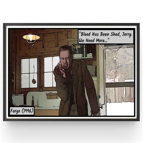 Fargo Movie Poster Steve Buscemi Poster Comic Art Bedroom Wall - Etsy