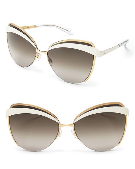 Dior Eyes Cat Eye Sunglasses in Metallic - Lyst