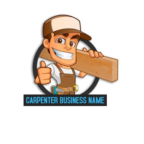 Cartoon Carpentry Logo