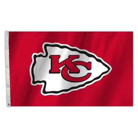 K.C. CHIEFS Logo 3X5 Flag - Walmart.com