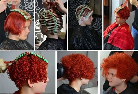 tight perm | Dauerwelle, Coole frisuren, Rotes haar