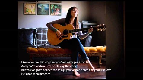 Francesca Battistelli - Keeping Score (lyrics) - YouTube