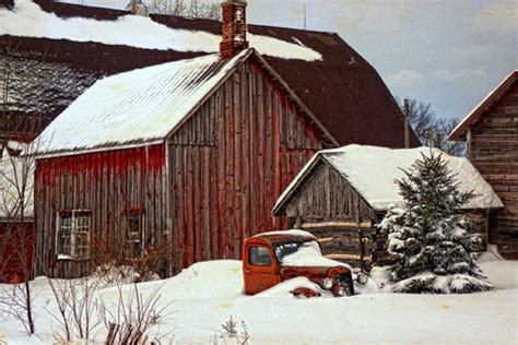 red Farm Barn, Old Farm, Country Barns, Country Life, Country Living, Country Roads, Barn ...