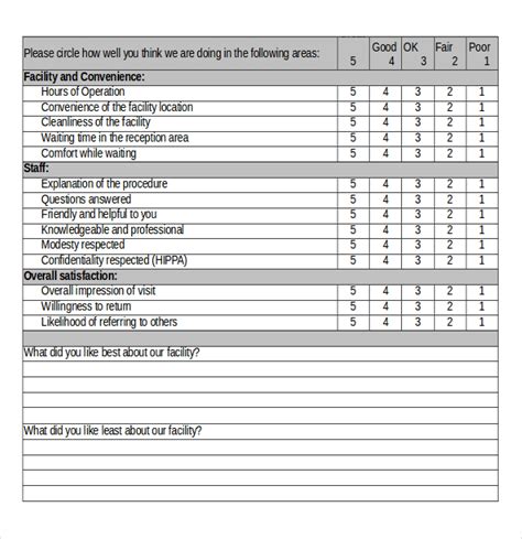 Excel Survey Template | Template Business