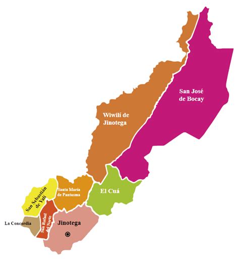 Mapa de Cobertura – Jinotega - TELCOR - Instituto Nicaragüense de Telecomunicaciones y Correos