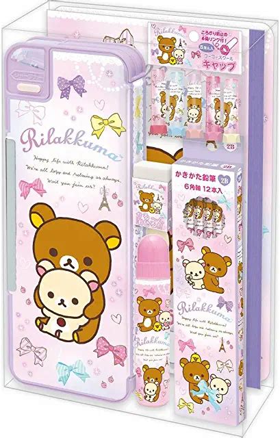 Amazon.com: rilakkuma stationary | Kawaii school supplies, Cute school supplies, Cute stationery